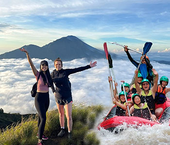 combo atv ride and mount batur trekking